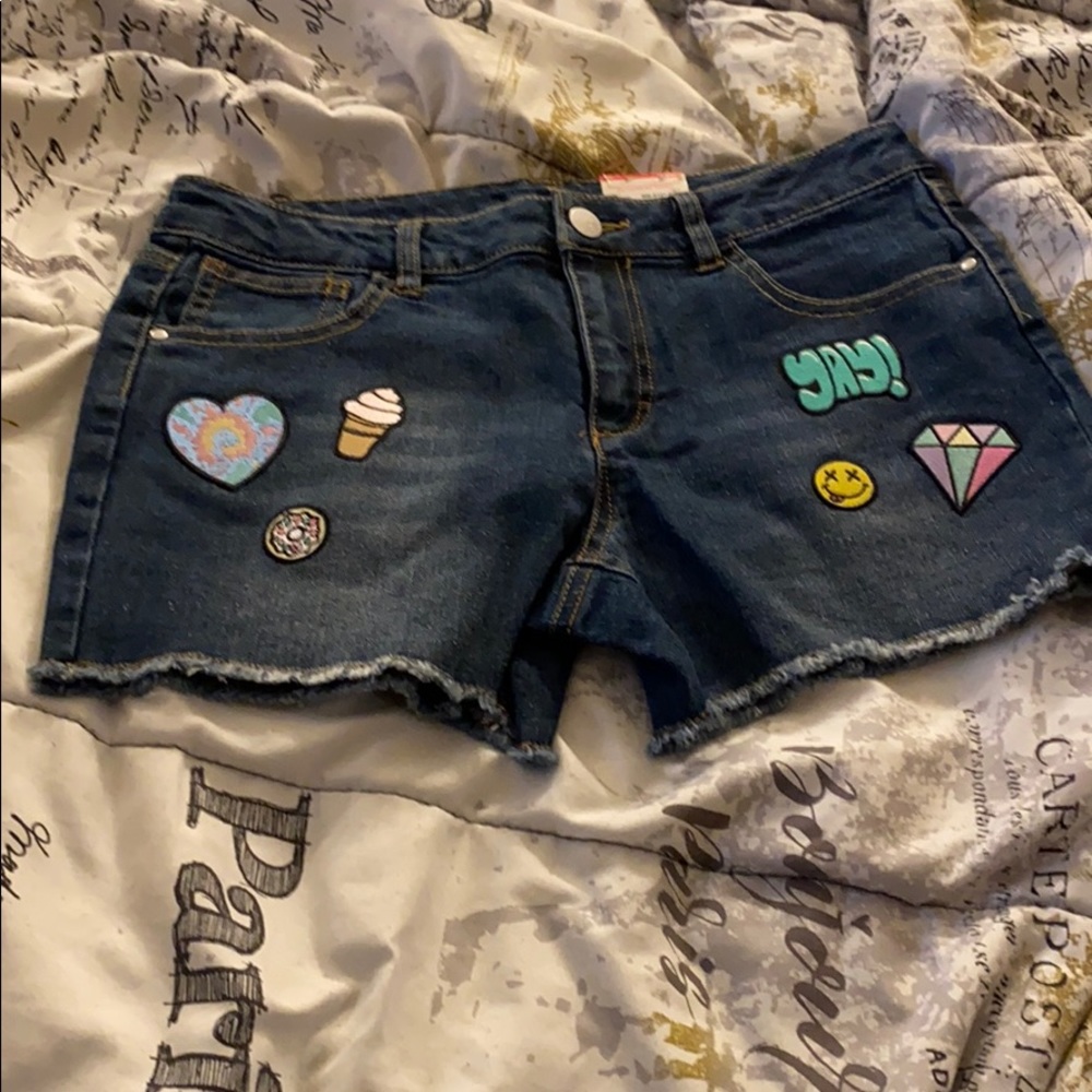 Total Girl Shortie Shorts Size 16